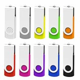 EVERYDAY ROTATING USB DRIVE 20 32GB BLUE PACK 5