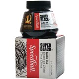 SPEEDBALL SUPER BLACK INDIA INK 2 FL OZ