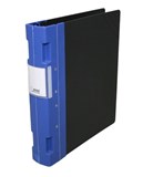 KEBA ERGO BINDER A4 50MM CAPACITY BLACK COVER BLUE SPINE CTN10