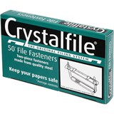 BULK CRYSTALFILE FILE FASTENERS SILVER BOX 50 CTN20