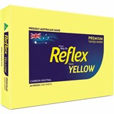 BULK REFLEX COLOURS A4 COPY PAPER 80GSM YELLOW PACK 500 SHEETS CTN5 2500 SHEETS