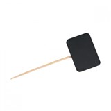 BAMBOO SKEWER WITH CHALK BOARD180mm  25pcsPack
