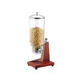 CEREAL DISPENSERSINGLE  WOOD BASE  70lt
