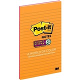 Bulk 3M 5845Ssuc PostIt Super Sticky Ruled Meeting Notes 123X200Mm Assorted Rio De Janiero
