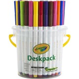 CRAYOLA SUPER TIP COLOURED MARKER PENS ASSORTED CLASSPACK 40