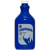EDUCATIONAL COLOURS LIQUICRYL JUNIOR STUDENT PAINT 2 LITRE BRILLIANT BLUE