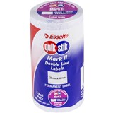 QUIKSTIK MARK II PRICING GUN LABEL PERMANENT 1000 LABELSROLL 23 X 16MM WHITE PACK 5