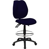 SABINA DRAFTING CHAIR HIGH BACK BLUE