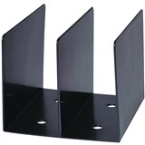 ESSELTE SWS MOULDED BOOK RACK BLACK