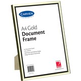 CARVEN DOCUMENT FRAME A4 GOLD