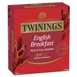 TWININGS CLASSICS ENGLISH BREAKFAST TEA BAGS PACK 100
