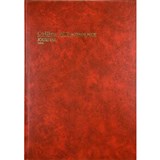 COLLINS 3880 SERIES ACCOUNT BOOK JOURNAL PAGED 84 LEAF A4 RED