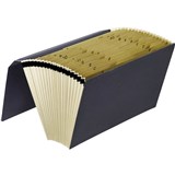 MARBIG EXPANDING FILE AZ INDEX FOOLSCAP DARK GREY