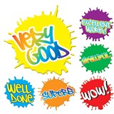 AVERY 69614 MERIT STICKERS PAINT SPLATS PACK 96