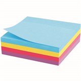 MARBIG CUBE NOTES 320 SHEETS 75 X 75MM ASSORTED RAINBOW