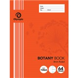 OLYMPIC T2864 BOTANY BOOK 8MM RULED 55GSM 64 PAGE 225 X 175MM
