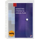 MARBIG BINDER WALLET A4 CLEAR
