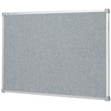 QUARTET PENRITE FABRIC BULLETIN BOARD 1200 X 900MM LIGHT GREY