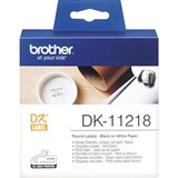 BROTHER DK11218 LABEL ROLL ROUND 24MM ROLL 1000