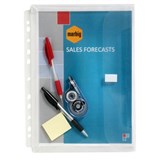 MARBIG BINDER WALLET EXPANDABLE A4 CLEAR