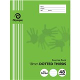 OLYMPIC D2184 EXERCISE BOOK 18MM DOTTED THIRDS 55GSM 48 PAGE 225 X 175MM