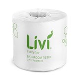 LIVI BASICS TOILET TISSUE 2PLY 700 SHEET CARTON 48