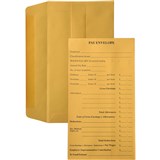 CUMBERLAND ENVELOPES 1234 POCKET PREPRINTED PAY SELF SEAL 85GSM 90 X 165 GOLD PACK 100