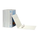 MARBIG INSERT RING BINDER PVC 3D 25MM A3 WHITE