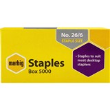 MARBIG STAPLES 266 BOX 5000