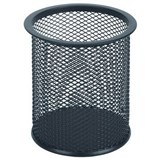 ESSELTE METAL MESH PENCIL CUP BLACK