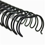 GBC WIRE BINDING COMB 34 LOOP 6MM A4 BLACK PACK 100