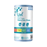 LIVI ESSENTIALS COMMERCIAL WIPES BLUE CARTON 4