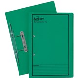 AVERY 86834 SPRING TRANSFER FILE FOOLSCAP GREEN