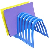 ITALPLAST PLASTIC STEP FILE ORGANISER BLUEBERRY