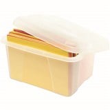 CRYSTALFILE MINI PORTA STORAGE BOX 20 LITRE CLEAR