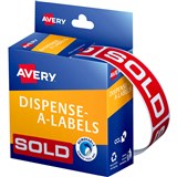 AVERY 937307 MESSAGE LABELS SOLD 19 X 64MM PACK 250