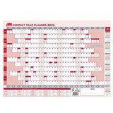 SASCO 1025294 COMPACT 594 X 420MM YEAR PLANNER