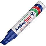 ARTLINE 100 PERMANENT MARKER CHISEL 12MM BLUE HANGSELL