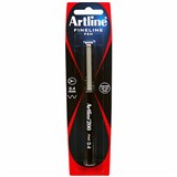 ARTLINE 200 FINELINER PEN 04MM BLACK HANG SELL