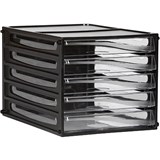 ESSELTE DESKTOP FILING 5 DRAWERS A4 BLACK FRAME