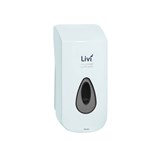 LIVI SOAP AND SANITISER DISPENSER 1 LITRE WHITE