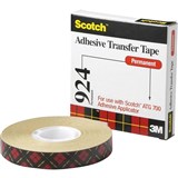 SCOTCH 924 ATG ADHESIVE TRANSFER TAPE 125MM X 329M