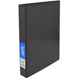 BANTEX INSERT RING BINDER PP 3D 25MM A4 BLACK