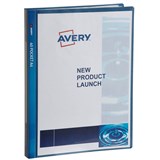AVERY 47935 DISPLAY BOOK INSERT COVER 40 POCKET A4 NAVY