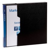 AVERY 47937 DISPLAY BOOK INSERT COVER 60 POCKET A4 BLACK
