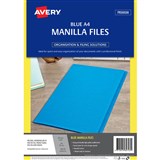 AVERY 82723 MANILLA FOLDER A4 BLUE PACK 20