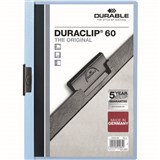 DURABLE DURACLIP DOCUMENT FILE PORTRAIT 60 SHEET CAPACITY A4 BLUE