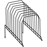 ITALPLAST STEP FILE ORGANISER LARGE 8 GRADUATED SLOT BLACK