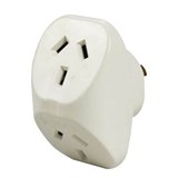 ITALPLAST POWER DOUBLE ADAPTOR WHITE
