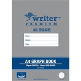 WRITER PREMIUM GRAPH BOOK 10MM 70GSM 48 PAGE A4 BOAT